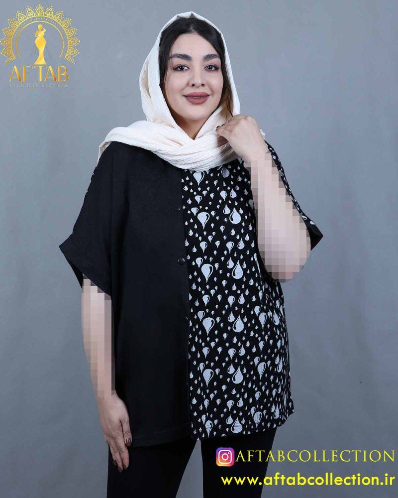 تیشرت کیمونو اشکی سایزبزرگ