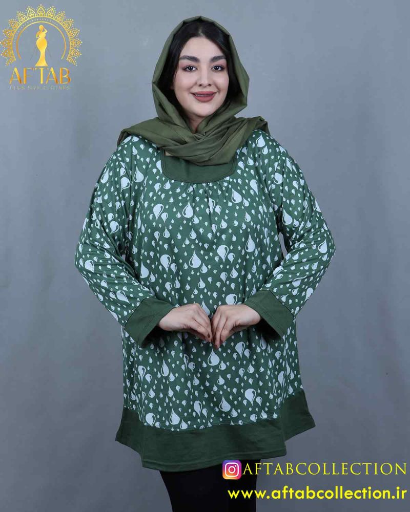 تونیک راحتی اشکی سایزبزرگ