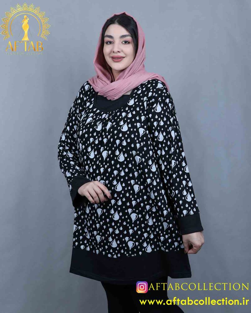 تونیک راحتی اشکی سایزبزرگ