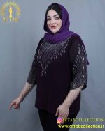 شومیز جودون نگین خوشه سایزبزرگ