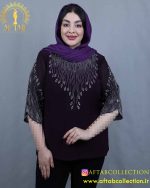 شومیز جودون نگین خوشه سایزبزرگ