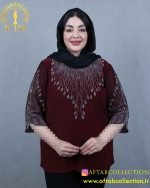 شومیز جودون نگین خوشه سایزبزرگ