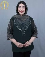 شومیز جودون نگین خوشه سایزبزرگ