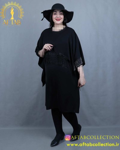 پیراهن مجلسی شنلی سایزبزرگ