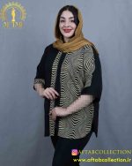 شومیز جلو زیپ سایزبزرگ