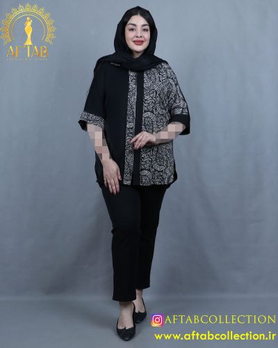 شومیز جلو زیپ سایزبزرگ