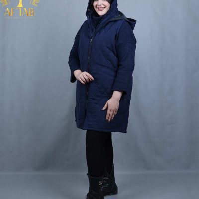 پافر بلند بغل دکمه سایزبزرگ