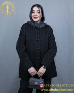 کت بافت طرحدار سایزبزرگ زمستانه