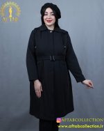 پالتو پرادا مرور دوزی سایزبزرگ 6217 - تصویر 4