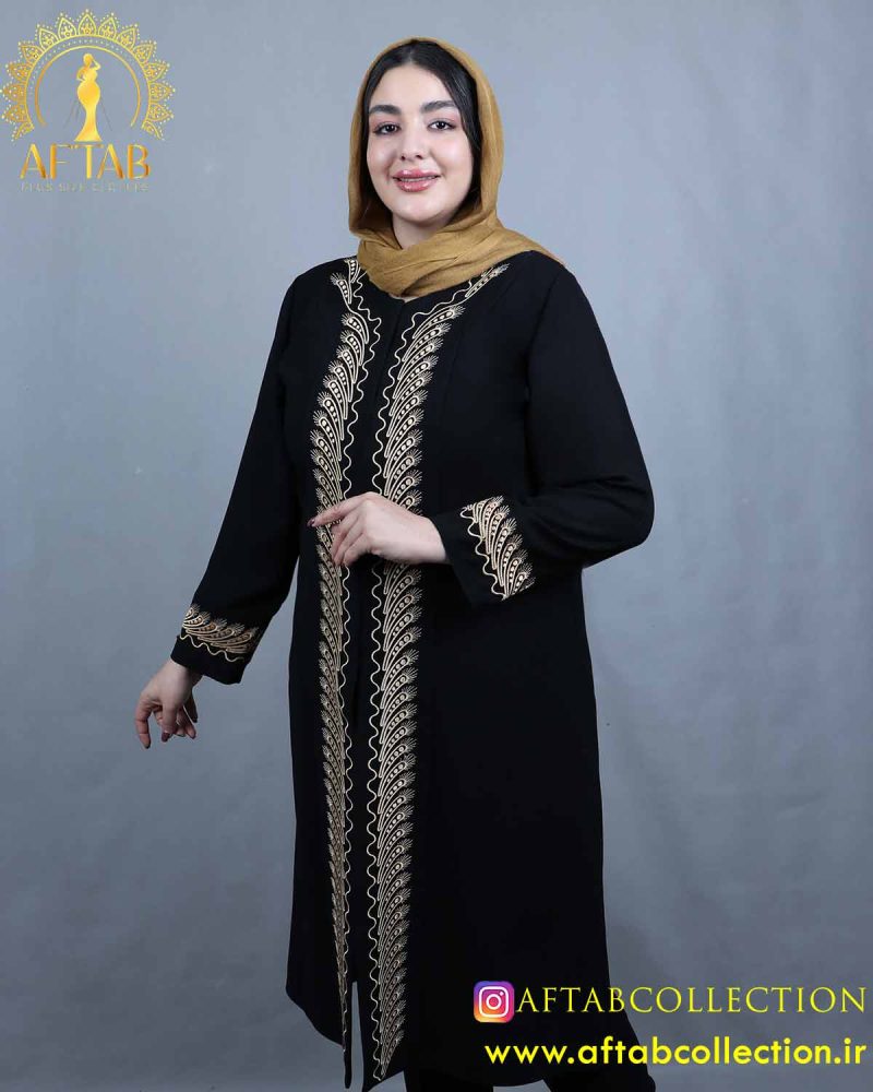 مانتو جلو گلدوزی اندونزی سایزبزرگ