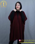 مانتو بافت پانچ سایزبزرگ 3234 - Image 27