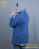 مانتو جین کلاه دار سایزبزرگ