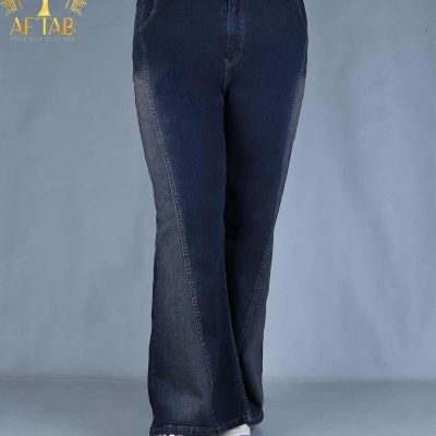 شلوار شافل برش دار سایزبزرگ