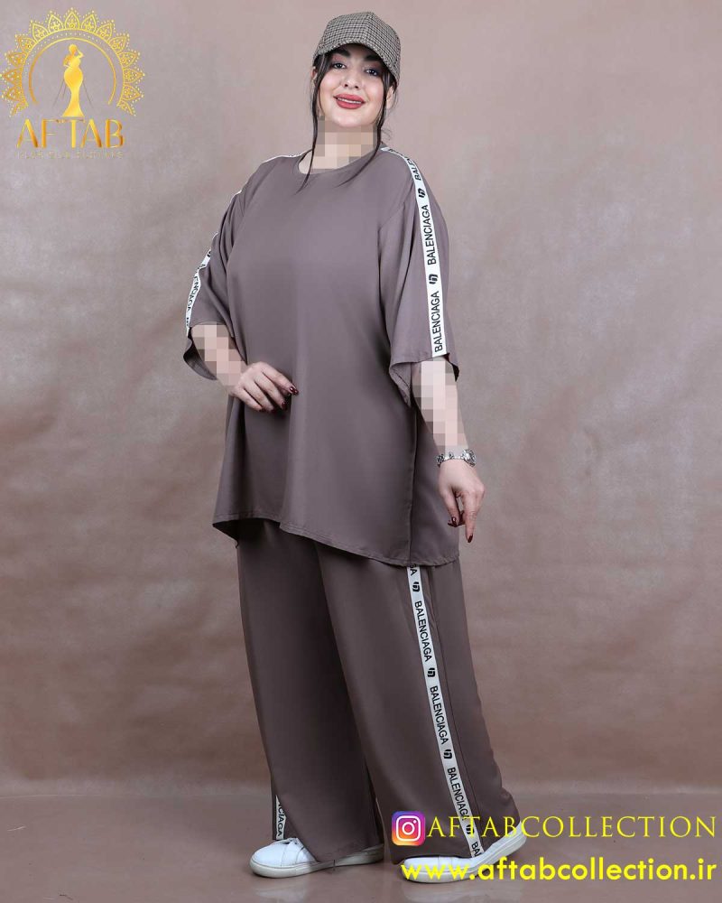 ست بالنسیگا کتان سایزبزرگ