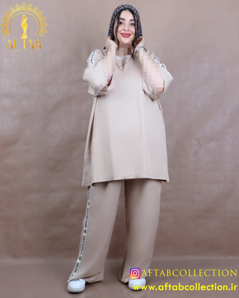 ست بالنسیگا کتان سایزبزرگ