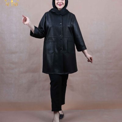 مانتو سوییت پوست ماری سایزبزرگ