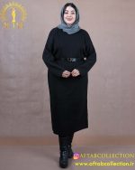 مانتو کفتان بافت راه سایزبزرگ