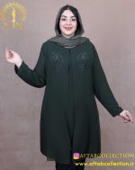 شومیز حریر گل شکوفه سایزبزرگ