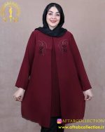 شومیز حریر گل شکوفه سایزبزرگ