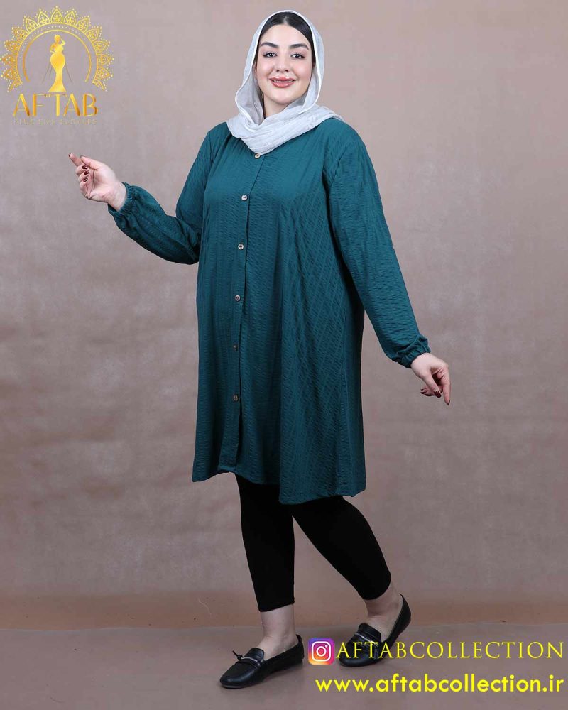تونیک بلند پفکی سایزبزرگ