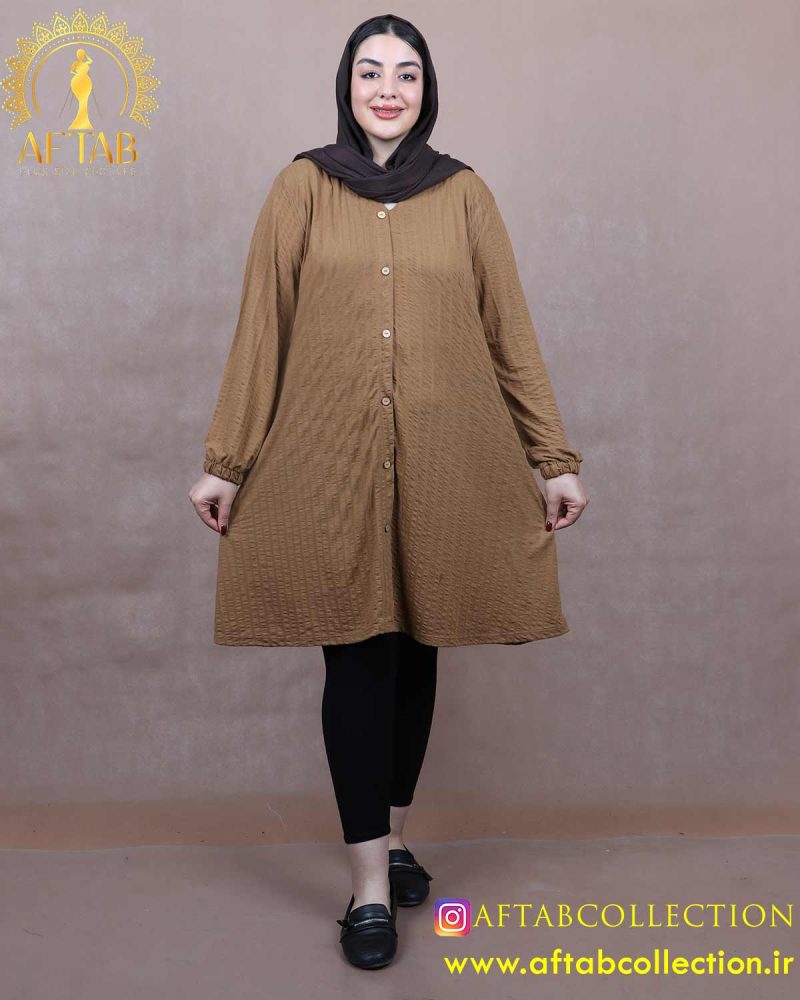 تونیک بلند پفکی سایزبزرگ
