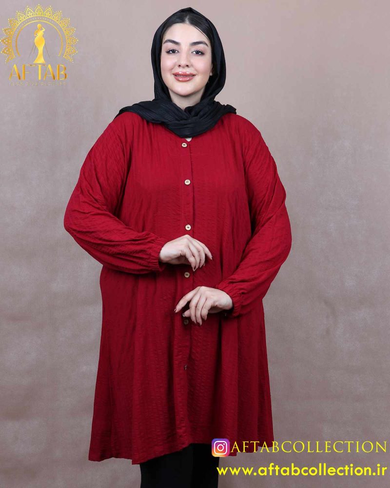تونیک بلند پفکی سایزبزرگ