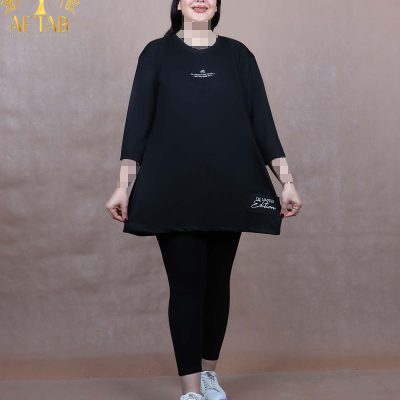 تیشرت لانگ قواره دار سایزبزرگ