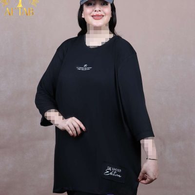 تیشرت لانگ قواره دار سایزبزرگ