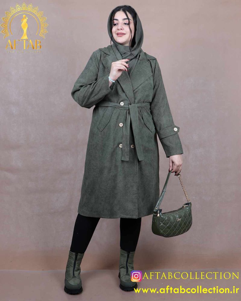 مانتو ترنج کت کبریتی سایزبزرگ