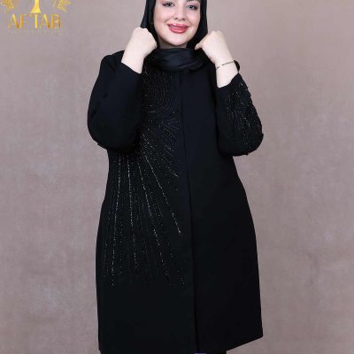 مانتو کرپ خورشیدی سایزبزرگ