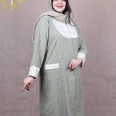 مانتو سافاری خرجکار هندی سایزبزرگ