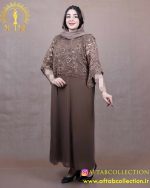 پیراهن مجلسی بالاتنه گیپور سایزبزرگ