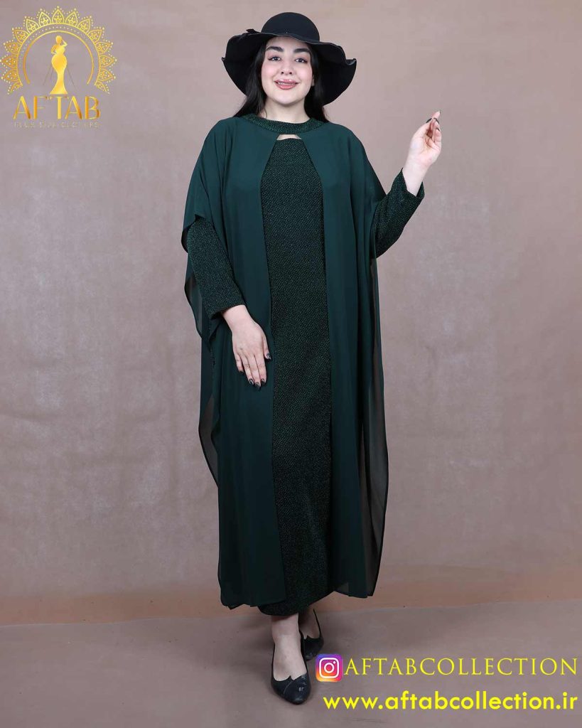 پیراهن مجلسی زیرلمه سایزبزرگ