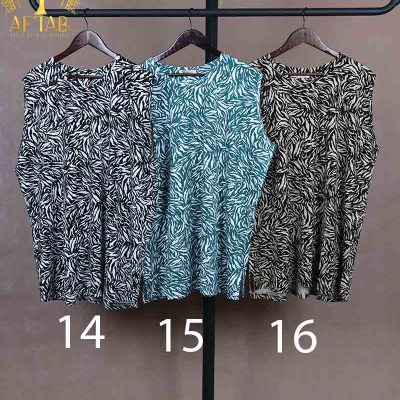 تاپ راحتی حلقه طرحدار سایزبزرگ