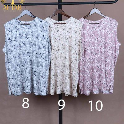 تاپ راحتی حلقه طرحدار سایزبزرگ