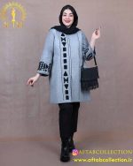 پالتو فوتر گلدوزی مزونی سایزبزرگ