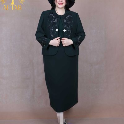 کت و دامن شکوفه سایزبزرگ