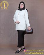 مانتو مراکشی یقه گرد سایزبزرگ