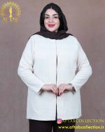 مانتو مراکشی یقه گرد سایزبزرگ