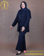 مانتو مراکشی یقه گرد سایزبزرگ