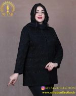 مانتو مراکشی یقه گرد سایزبزرگ