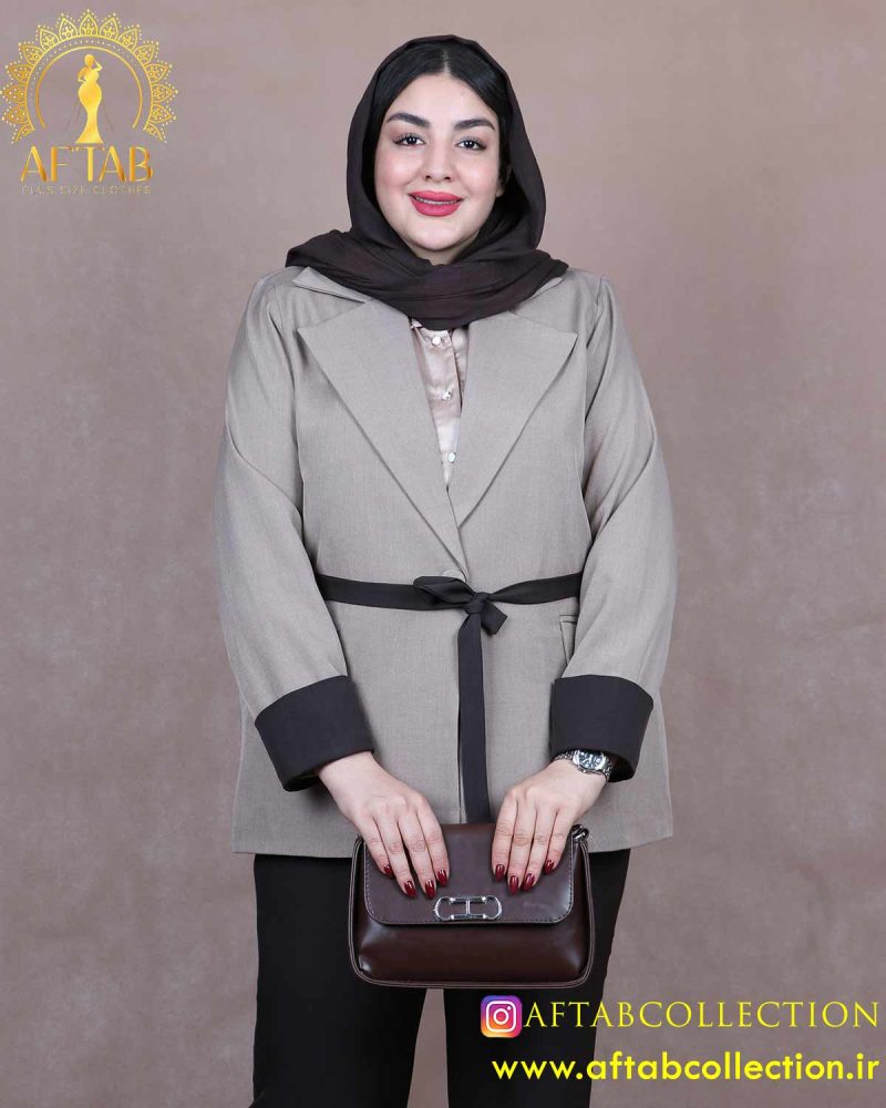 کت و شلوار ترکیبی بزیاق سایزبزرگ