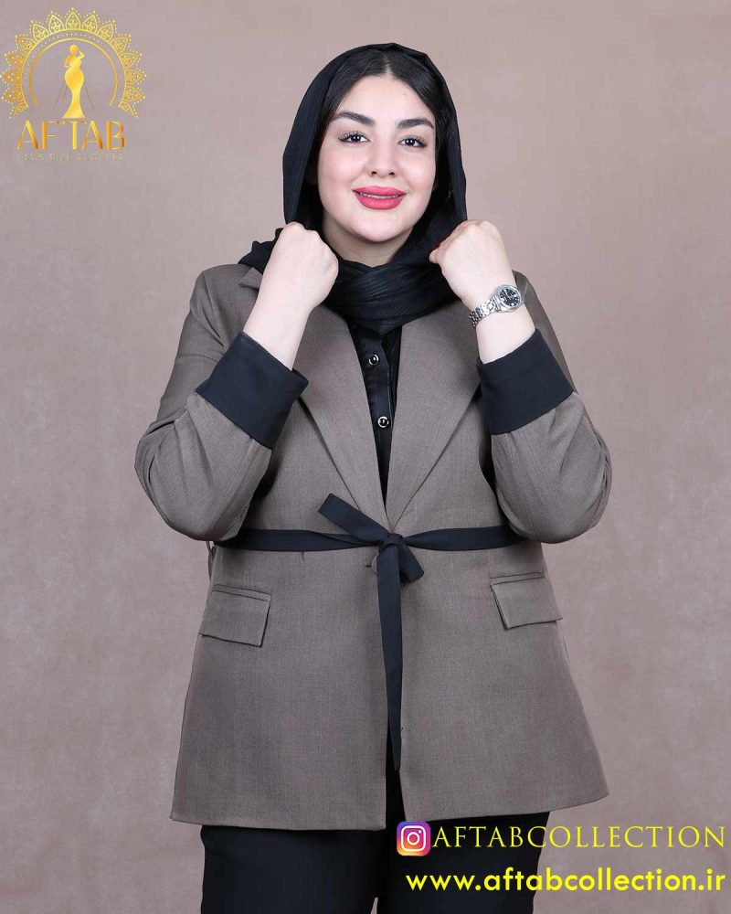 کت و شلوار ترکیبی بزیاق سایزبزرگ