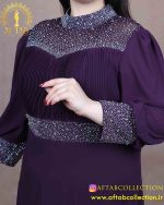 پیراهن مجلسی برش دالبری سایزبزرگ