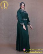 پیراهن مجلسی برش دالبری سایزبزرگ