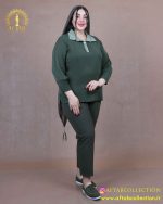 شومیز ساده مچ پلیسه سایزبزرگ