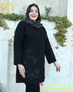 مانتو شانتون خشخاش سایزبزرگ