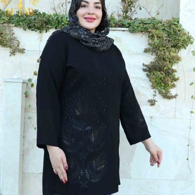مانتو شانتون خشخاش سایزبزرگ