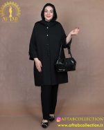 مانتو لوئیز آستین رگلان سایزبزرگ