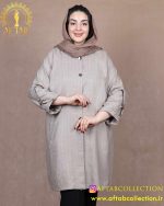 مانتو لوئیز آستین رگلان سایزبزرگ